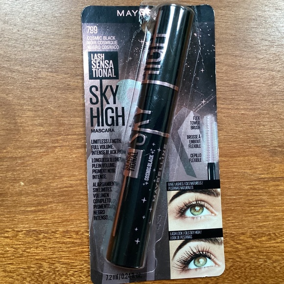 Maybelline Mascara Bundle 140 Blackest Black & 799 Cosmic Black NEW - Picture 2 of 12